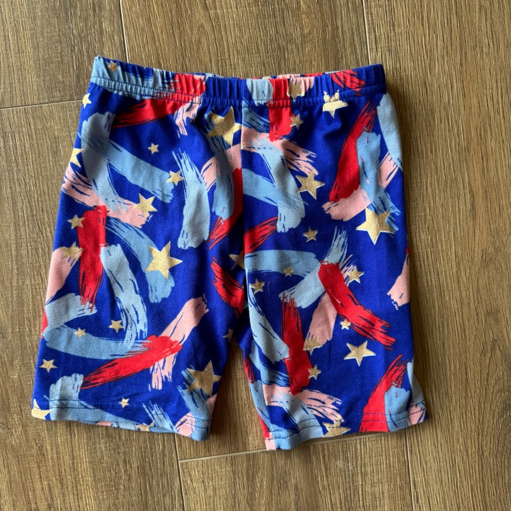 Dot Dot Smile Kids Shorts - Blue, Red, Yellow (Sz 7)